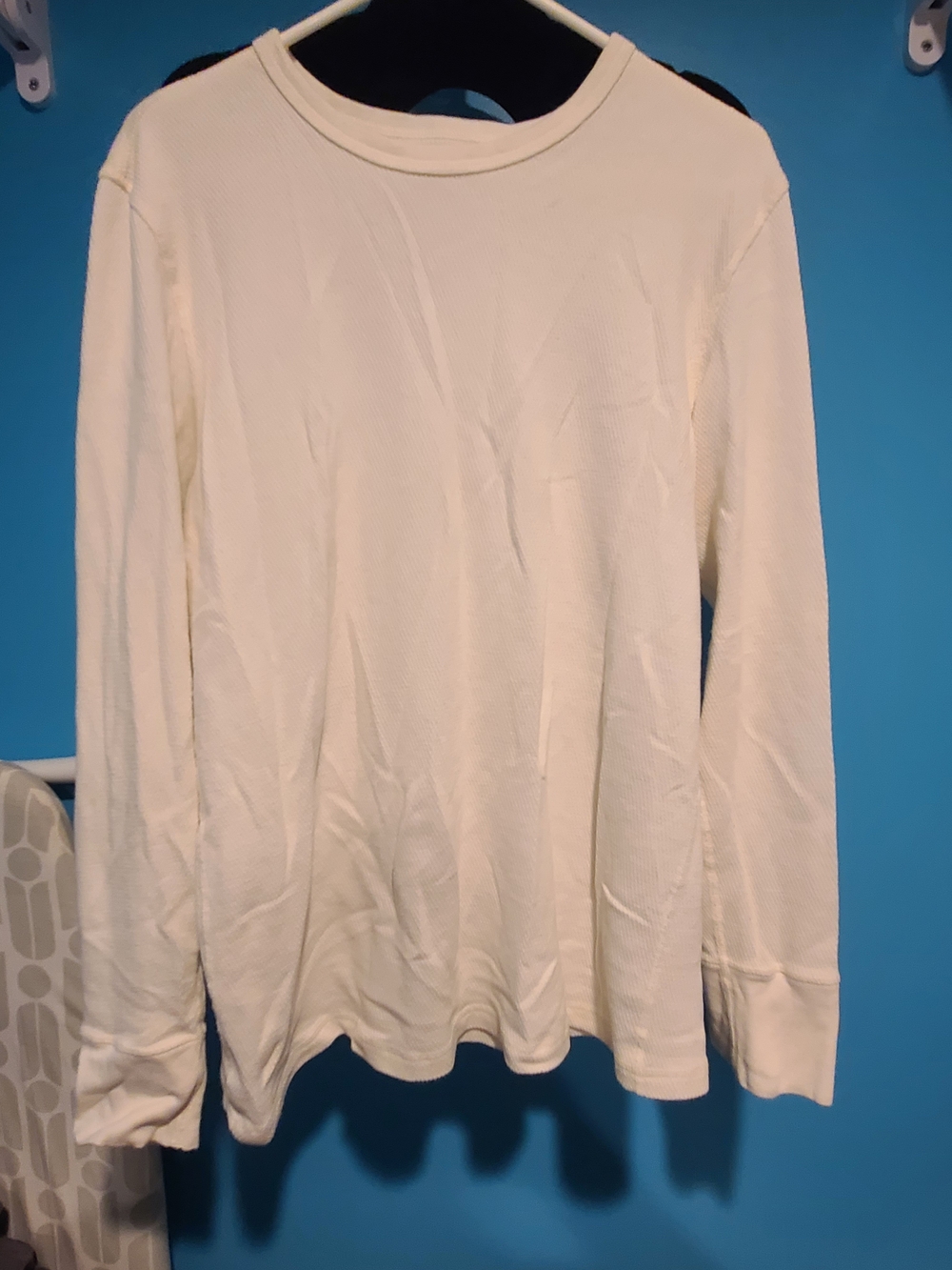 Realtree Cream Waffle-Knit Long Sleeve Top